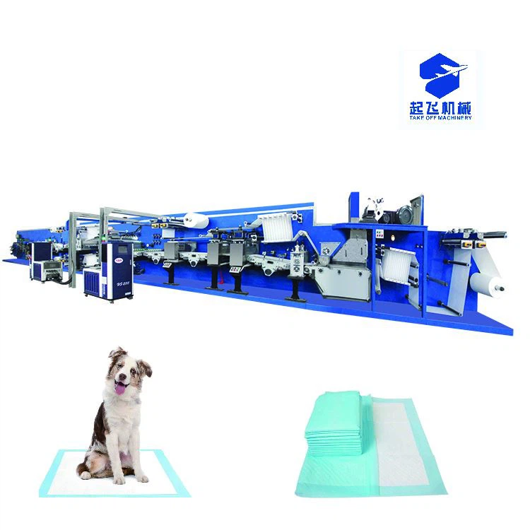 Full Servo Underpad Manufacturing Machine Pet Training Pad Making