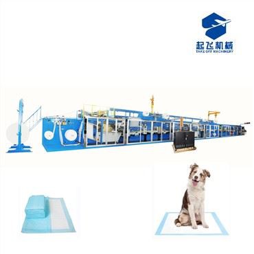 High Speed Full Servo Disposable Pet Pad Machine with CE