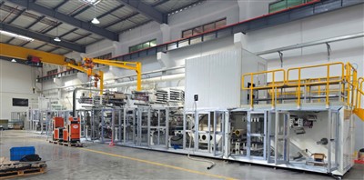 Tray Soak Pad Machine